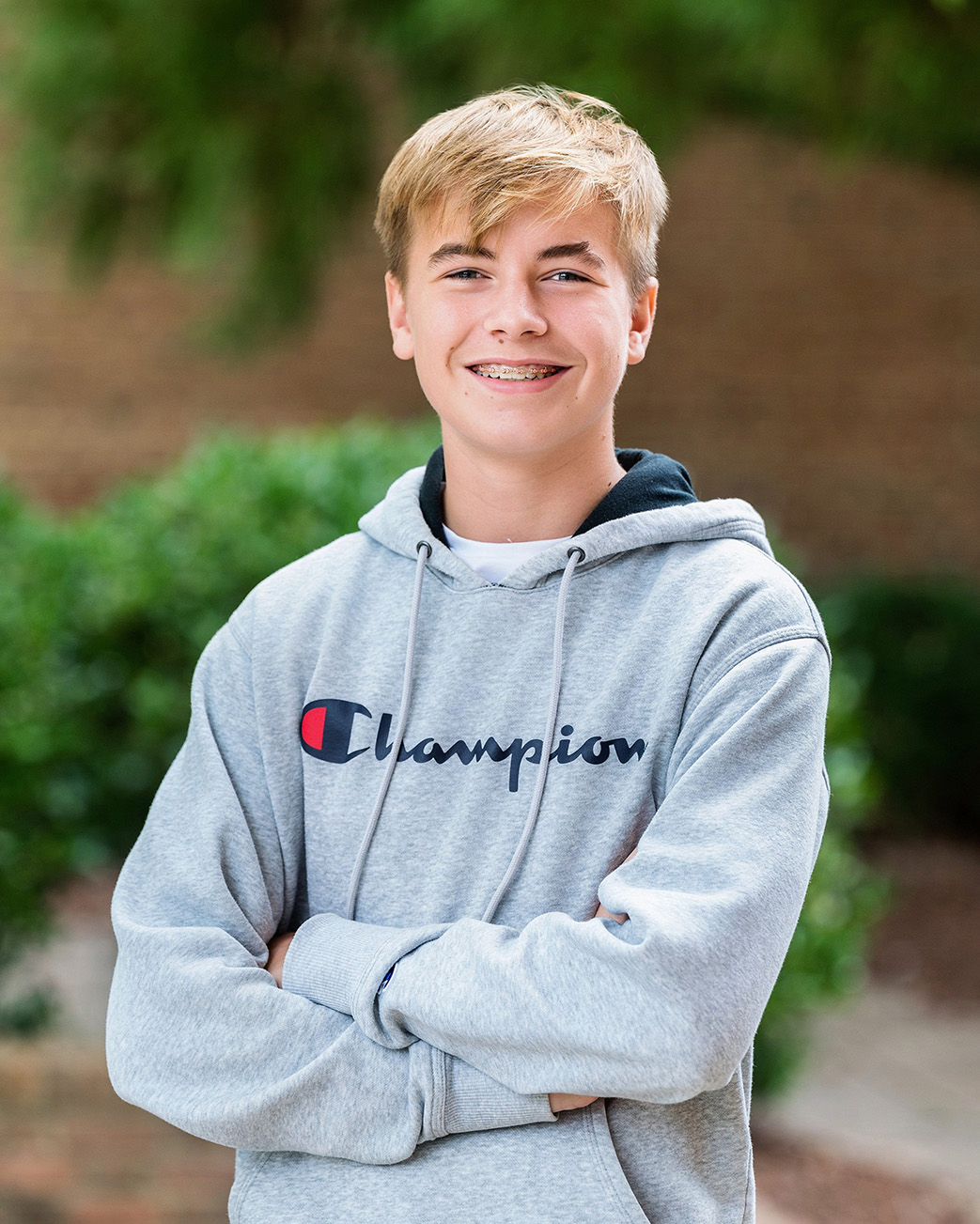 Senior portrait session in Cary, NC
