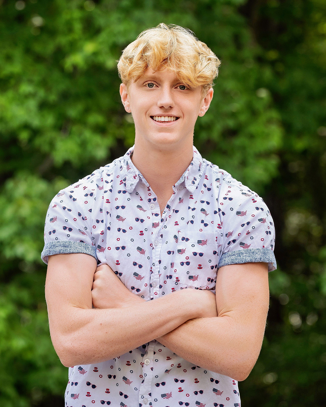 Senior portrait session in Apex, NC